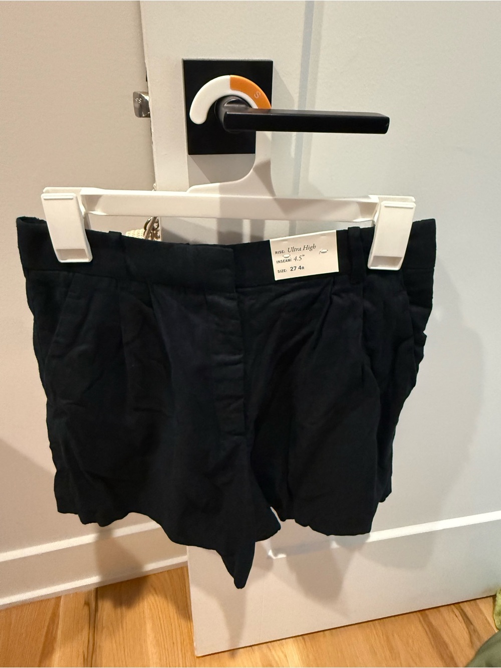 Abercrombie Black Women's Ultra High-Waist Shorts